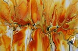 Owatrol Floetrol Surprise! Stunning Cell Reactions with Just 4 Colors 🧡💛⚫⚪
