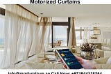 Motorized Curtains | Motorized Curtains Dubai | Modern Motorized Curtains