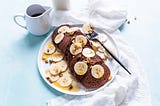 Chocolate Protein Blender Pancakes