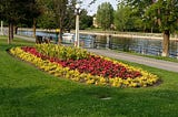 While my great-grandson was being born I was sitting on a bench by the canal.