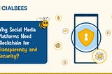 Why Do Social Media Platforms Need Blockchain For Transparency And Security?