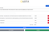 Qoutr (Alpha) 0.1.0 — A simple way to automate project quotations