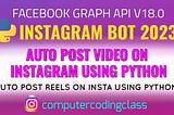 How to post video on Instagram using Python