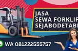 Hubungi 081222555757 Rental Forklift Pondok Bambu Jakarta Timur Terpercaya Berpengalaman