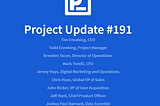 Project Update #191 — May 1st, 2025