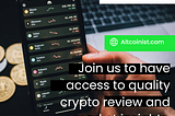 Review and Research is crucial for a success in crypto space.