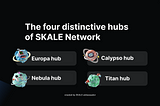 The Four Distinctive Hubs on SKALE Network