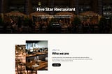 Making a great restaurant website homepage