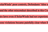 Lessons from the SEC’s Lawsuit against SolarWinds and Tim Brown