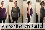 3 months on ketogenic weight loss diet