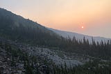 In we breathed wildfire smoke, out the forests released carbon — a record setting amount, of course