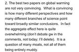 Noah Smith’s “2 paper” rule and the climate change silo