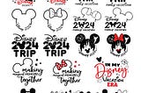 Family Trip 2024 SVG, Mouse SVG, Family Vacation SVG, Family Vacation 2024 svg, Family Trip Svg, Png Files For Cricut Sublimation, Circut