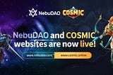 Announcement: NebuDAO and COSMIC Websites Are Now Live