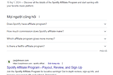 Does Spotify Affiliate Program even exist?