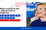 Se hur Hillary och Trump A/B-testar (en är bättre än den andra)