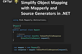 Simplify Object Mapping with Mapperly and Source Generators in .NET