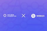 Web23 announces their smart domains service, tokenized on Hedera with support from the HBAR…