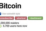 1m subscribers on Reddit