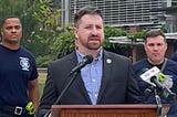 Jack Inacker speaking at Rally for the Pact Act; Philadelphia, PA.