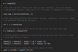 Octave code for Univariate linear regression: my first implementation