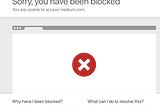Steps to Take if Your Medium Account Gets Blocked