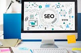 seo illustration on a screen