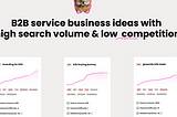 B2B Service Business Ideas That People Want [incl. numbers]