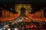 Photo of Parisian traffic by Kab Visuals via Pexels: https://www.pexels.com/photo/road-traffic-at-night-on-paris-road-6138301/