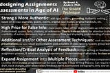 Using the SHARE Technique for Assignment & Assessment Redesign in the Age of AI