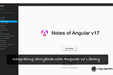 Integrating Storybook with Angular UI Library