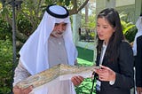 Meeting with His Highness, the Crown Prince of the 🇦🇪UAE, to introduce 🇲🇳Mongolian art