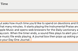 Start Your Day Right, Part 2 — Automating a Timer and Journaling