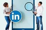 people with Linkedin logo