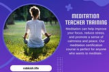 Meditation certification