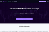 DNA DEX — Account Creation Guide