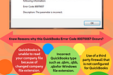 QuickBooks Error 80070057