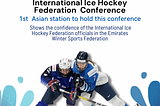 Abu Dhabi to host International Ice Hockey Federation Conference