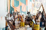 a paint workshop
