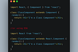 Functional Components vs. Class Components in React