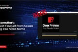 #ScamAlert: Protect Yourself From Scams Using Doo Prime Name