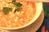 Soups, Stews and Chili — Vegetable Soup — Mexican Rice Soup (Sopa Aguada de Arroz)