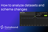 How To Analyze Dataset Performance And Schema Changes In Databand