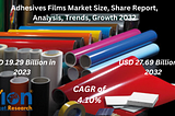 接着フィルム市場規模、シェア、傾向、機会、範囲および予測 2023–2032