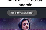 How I learned Android Development