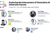 A Glimpse into the Future of Immersion and and Generative AI at our latest “What’s Now UK” Summit