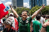 Photos: This is Mexico City An Hour After Winning Their First World Cup Match Against Germany