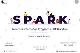 SPARK program, IIT Roorkee