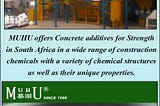 Concrete additives for strength | MUHU Construction Chemicals