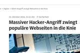 DDoS-Attacke oder Hacker-Angriff – was ist der Unterschied?